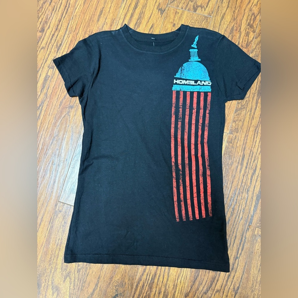 Homeland Showtime TV Show Ladies S T-Shirt New Black Officially Licensed NWT